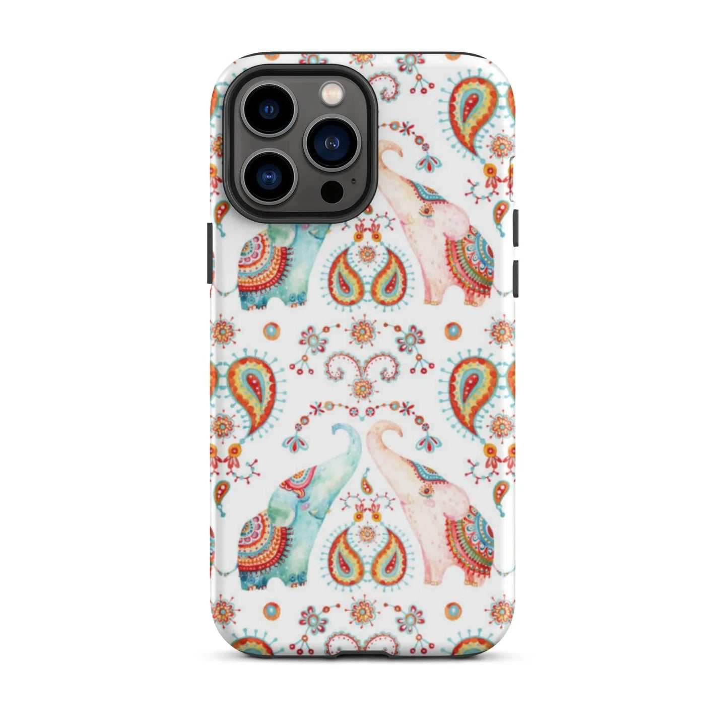 Indian Elephants Tough iPhone Case - The Global Wanderer