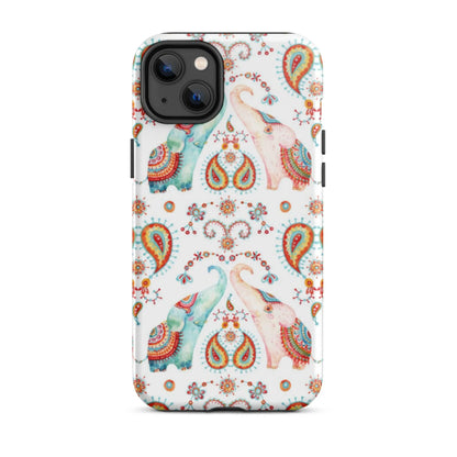 Indian Elephants Tough iPhone Case - The Global Wanderer