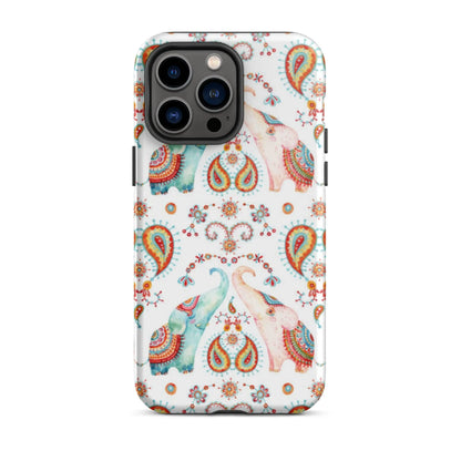 Indian Elephants Tough iPhone Case - The Global Wanderer