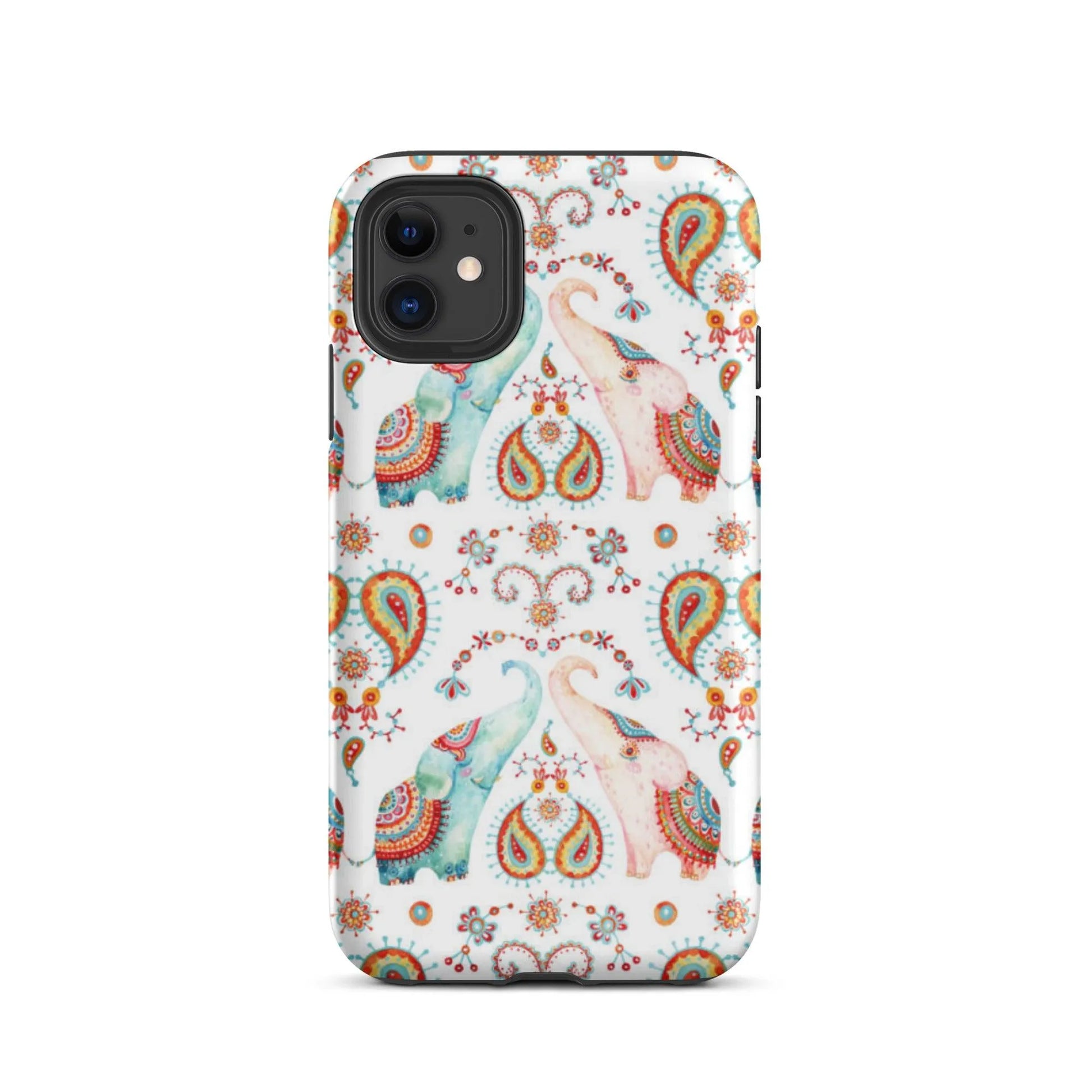 Indian Elephants Tough iPhone Case - The Global Wanderer