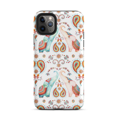 Indian Elephants Tough iPhone Case - The Global Wanderer