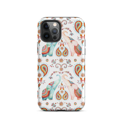 Indian Elephants Tough iPhone Case - The Global Wanderer