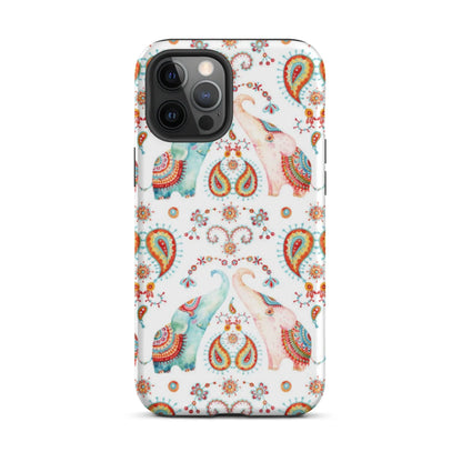 Indian Elephants Tough iPhone Case - The Global Wanderer