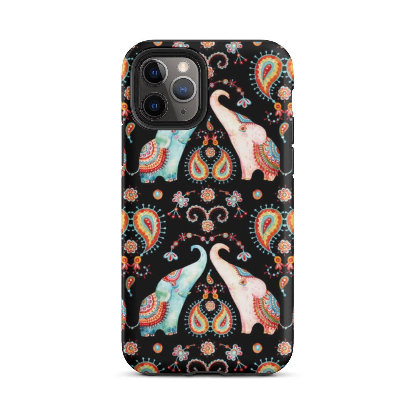 Indian Elephants Tough iPhone case - The Global Wanderer