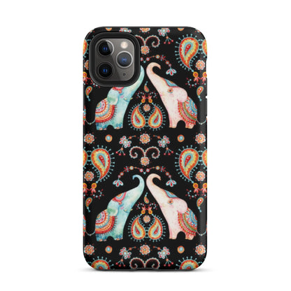 Indian Elephants Tough iPhone case - The Global Wanderer