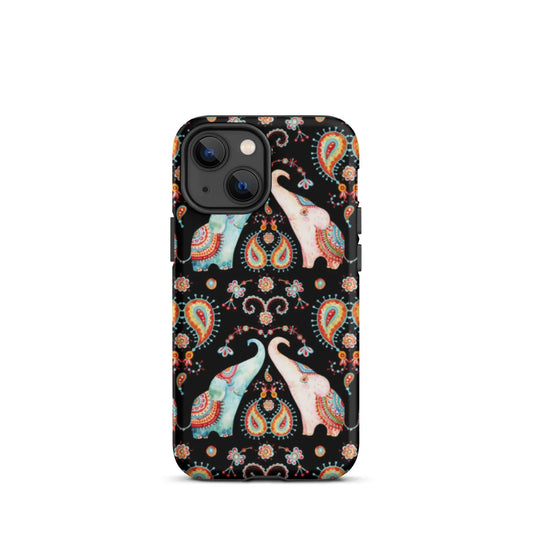 Indian Elephants Tough iPhone case - The Global Wanderer