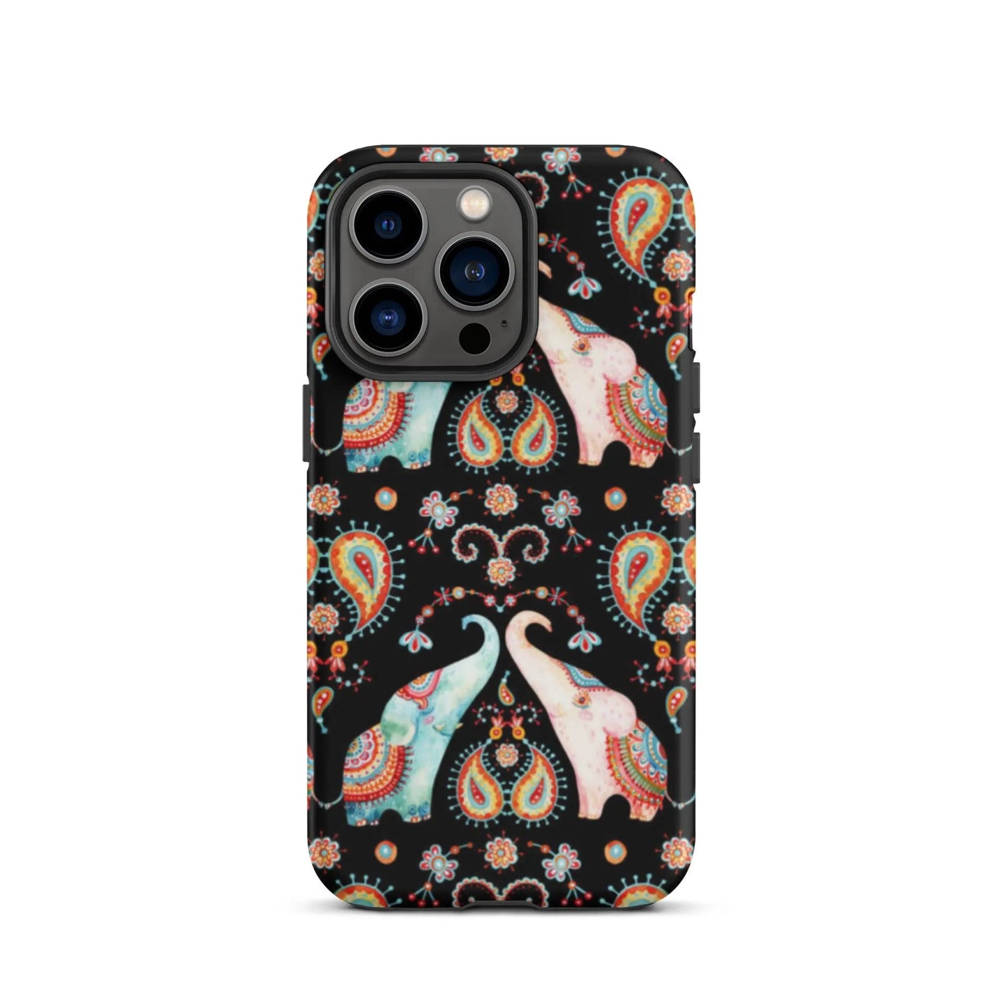 Indian Elephants Tough iPhone case - The Global Wanderer