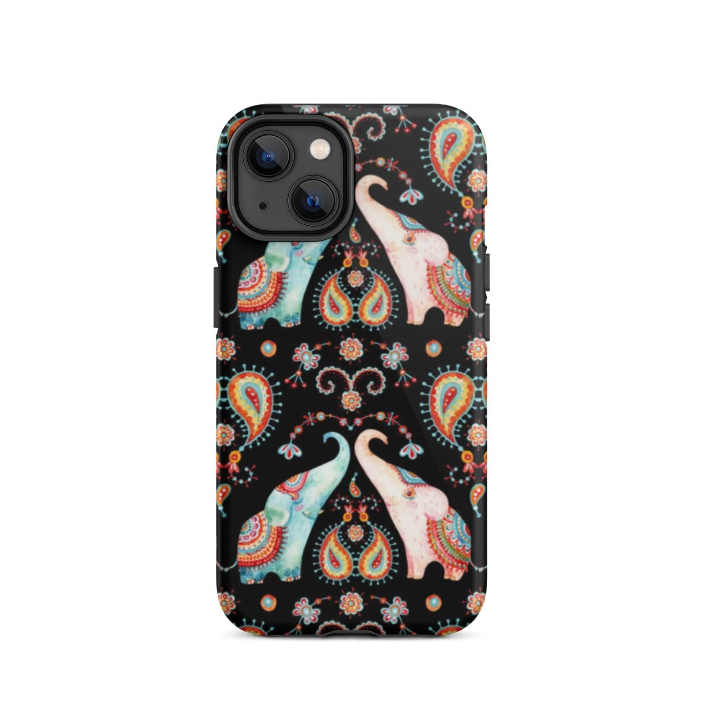 Indian Elephants Tough iPhone case - The Global Wanderer