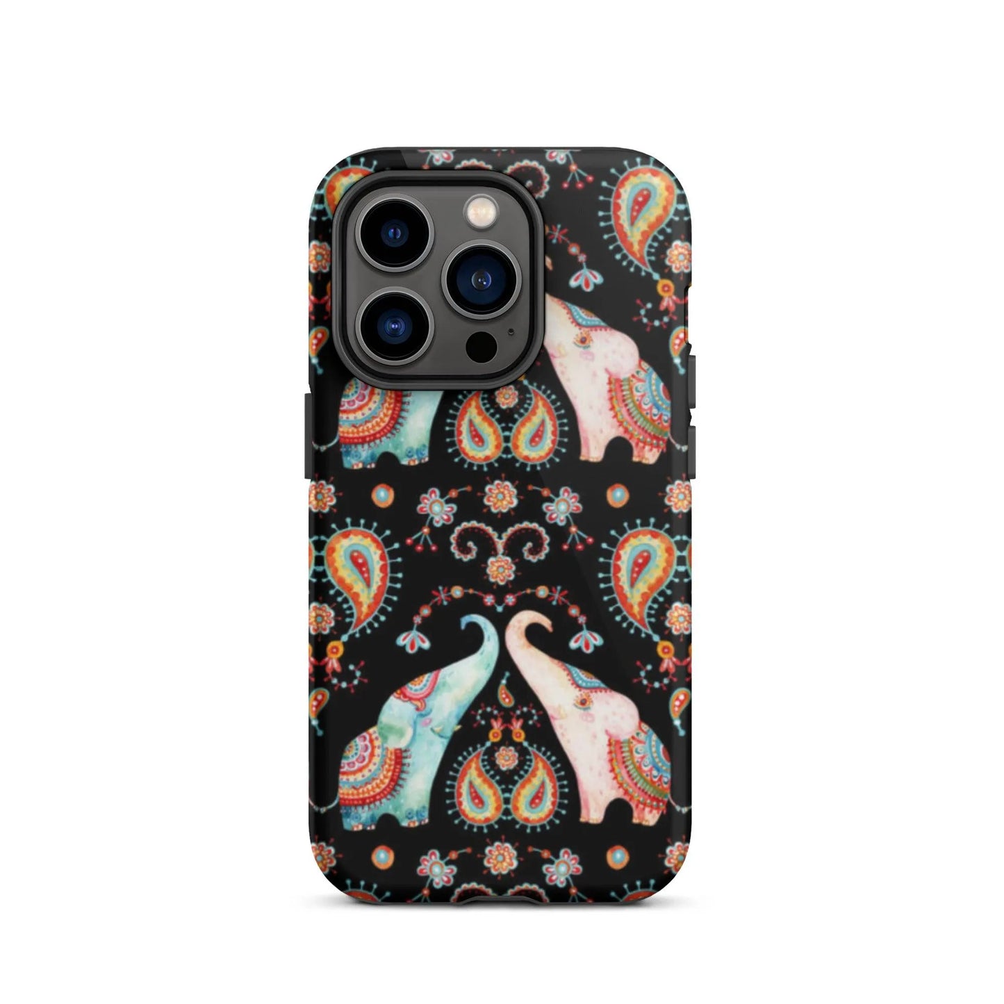 Indian Elephants Tough iPhone case - The Global Wanderer