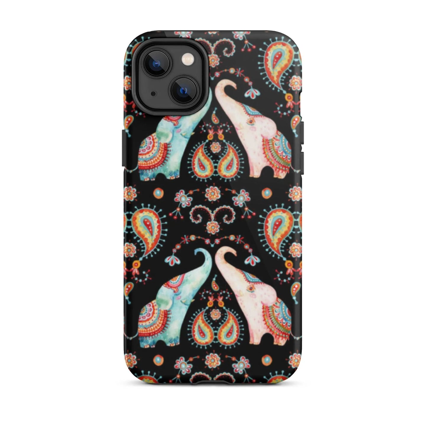 Indian Elephants Tough iPhone case - The Global Wanderer