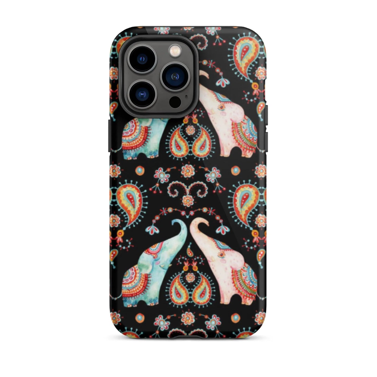 Indian Elephants Tough iPhone case - The Global Wanderer