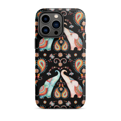 Indian Elephants Tough iPhone case - The Global Wanderer