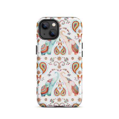 Indian Elephants Tough iPhone Case - The Global Wanderer