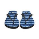 Japanese Shibori Print Flip Flops - The Global Wanderer