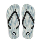 Japanese Shibori Print Flip Flops - The Global Wanderer