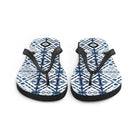 Japanese Shibori Print Flip Flops - The Global Wanderer