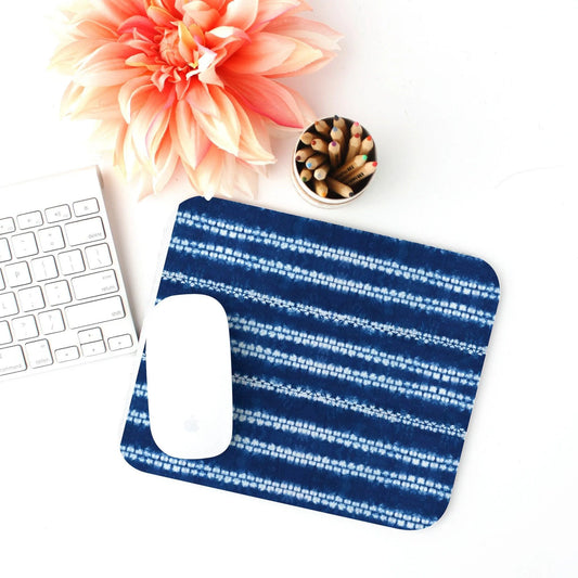 Japanese Shibori Print Mouse Pad - The Global Wanderer