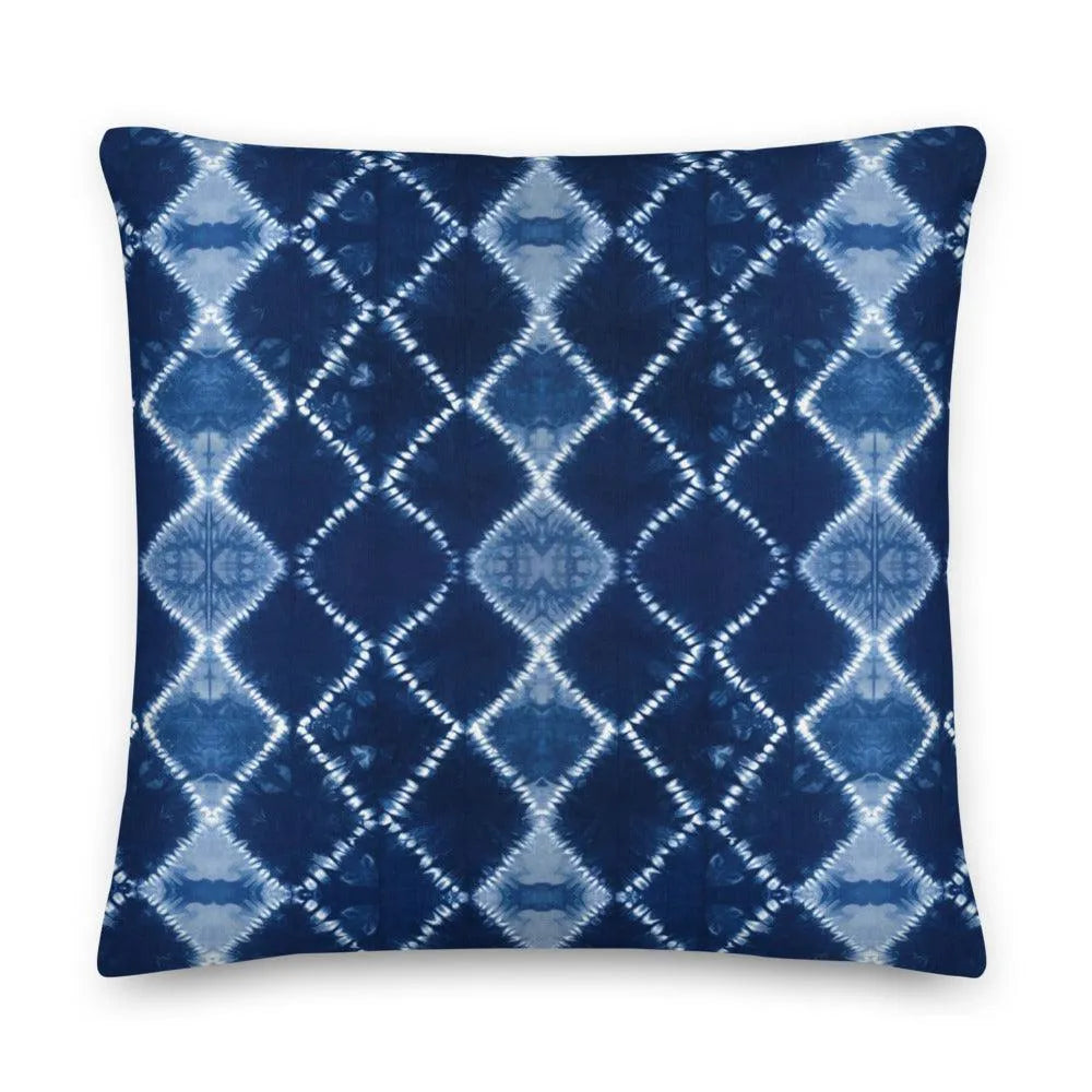 Japanese Shibori Print Pillow & Pillow Cover - The Global Wanderer