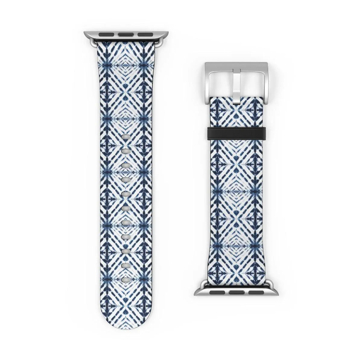 Japanese Shibori Print Watch Band - The Global Wanderer