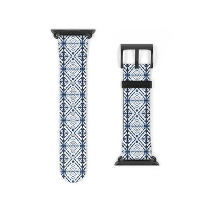 Japanese Shibori Print Watch Band - The Global Wanderer