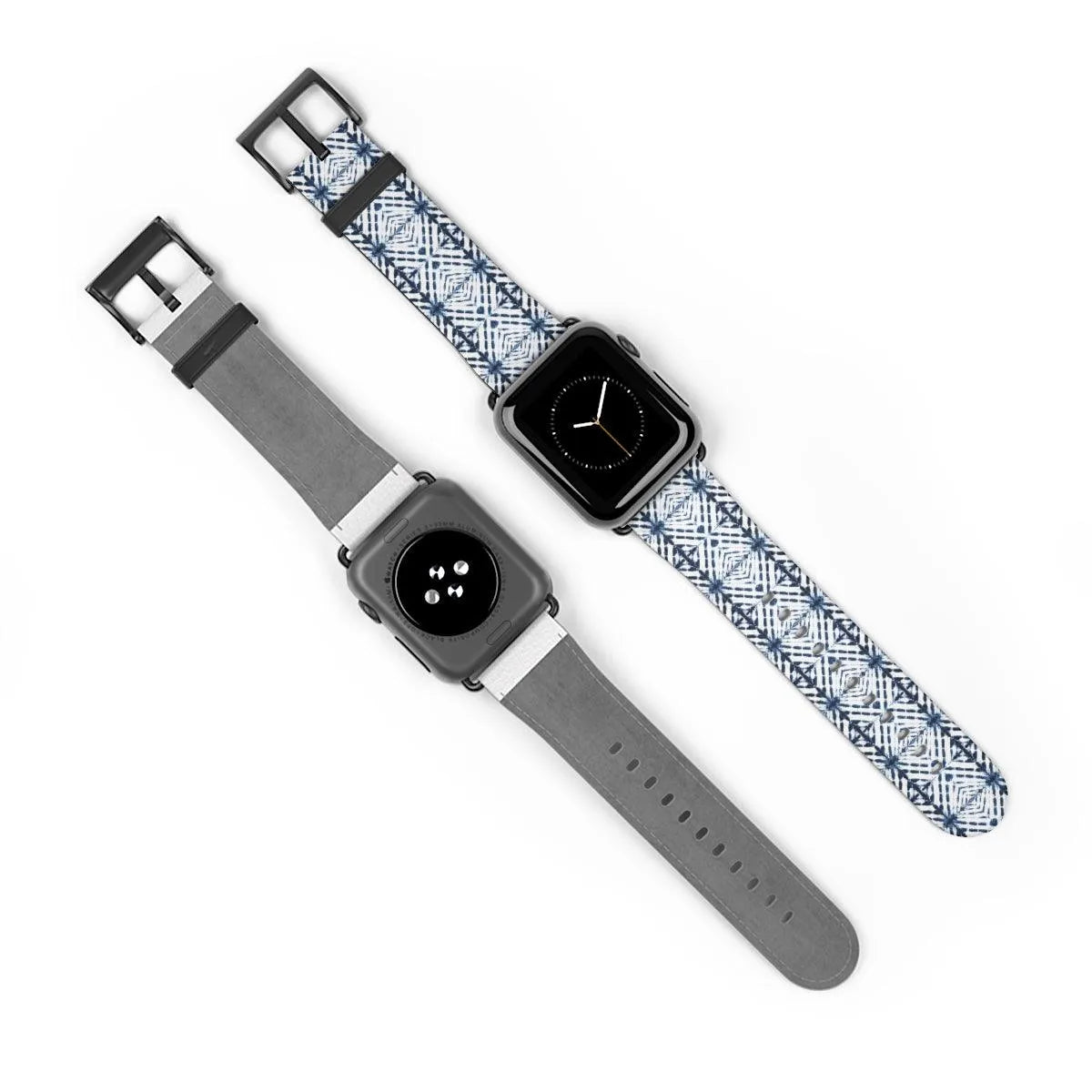 Japanese Shibori Print Watch Band - The Global Wanderer