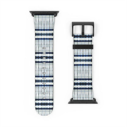 Japanese Shibori Print Watch Band - The Global Wanderer