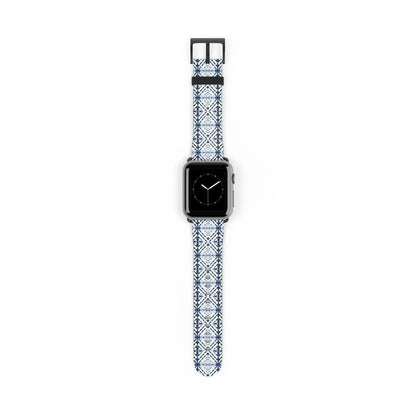 Japanese Shibori Print Watch Band - The Global Wanderer