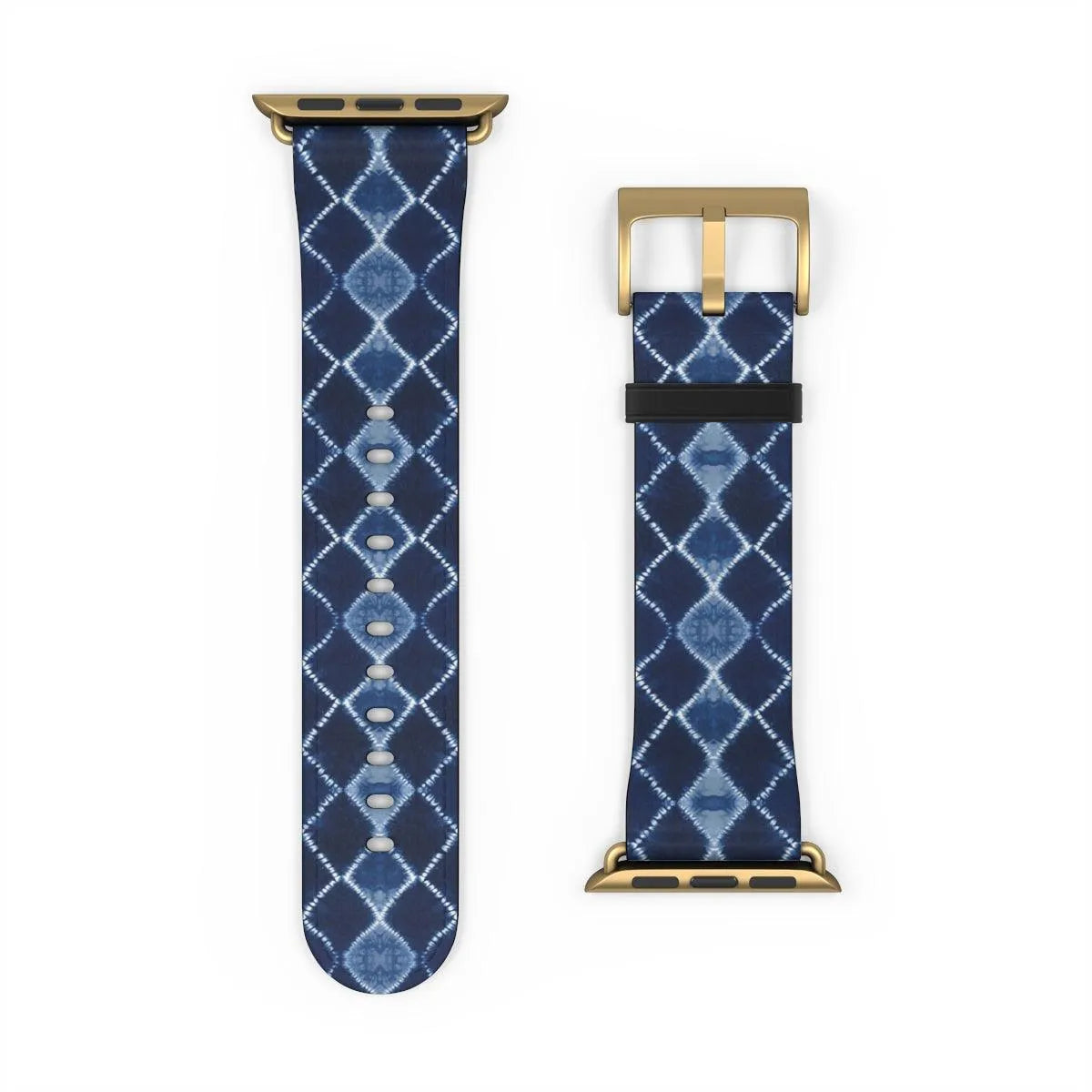 Japanese Shibori Print Watch Band - The Global Wanderer