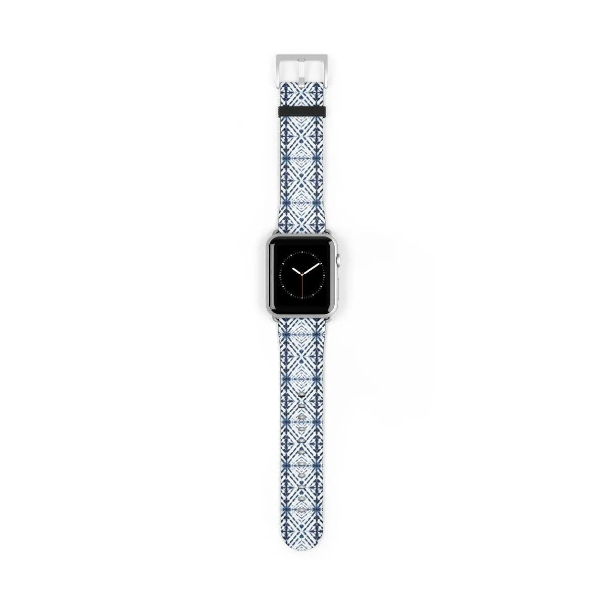 Japanese Shibori Print Watch Band - The Global Wanderer