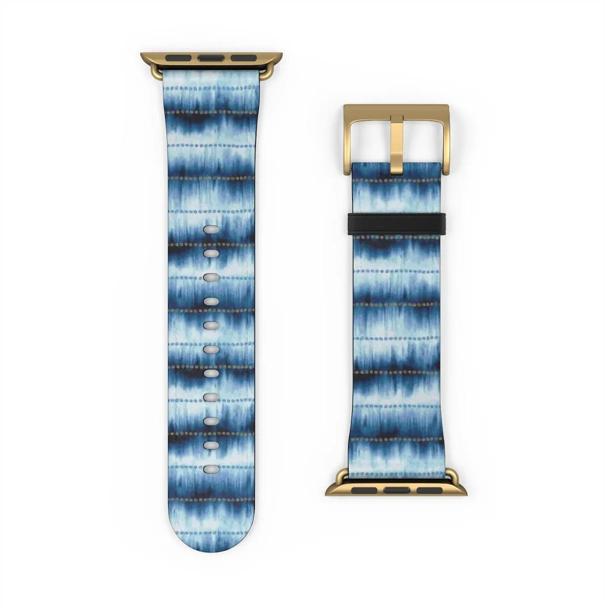 Japanese Shibori Print Watch Band - The Global Wanderer