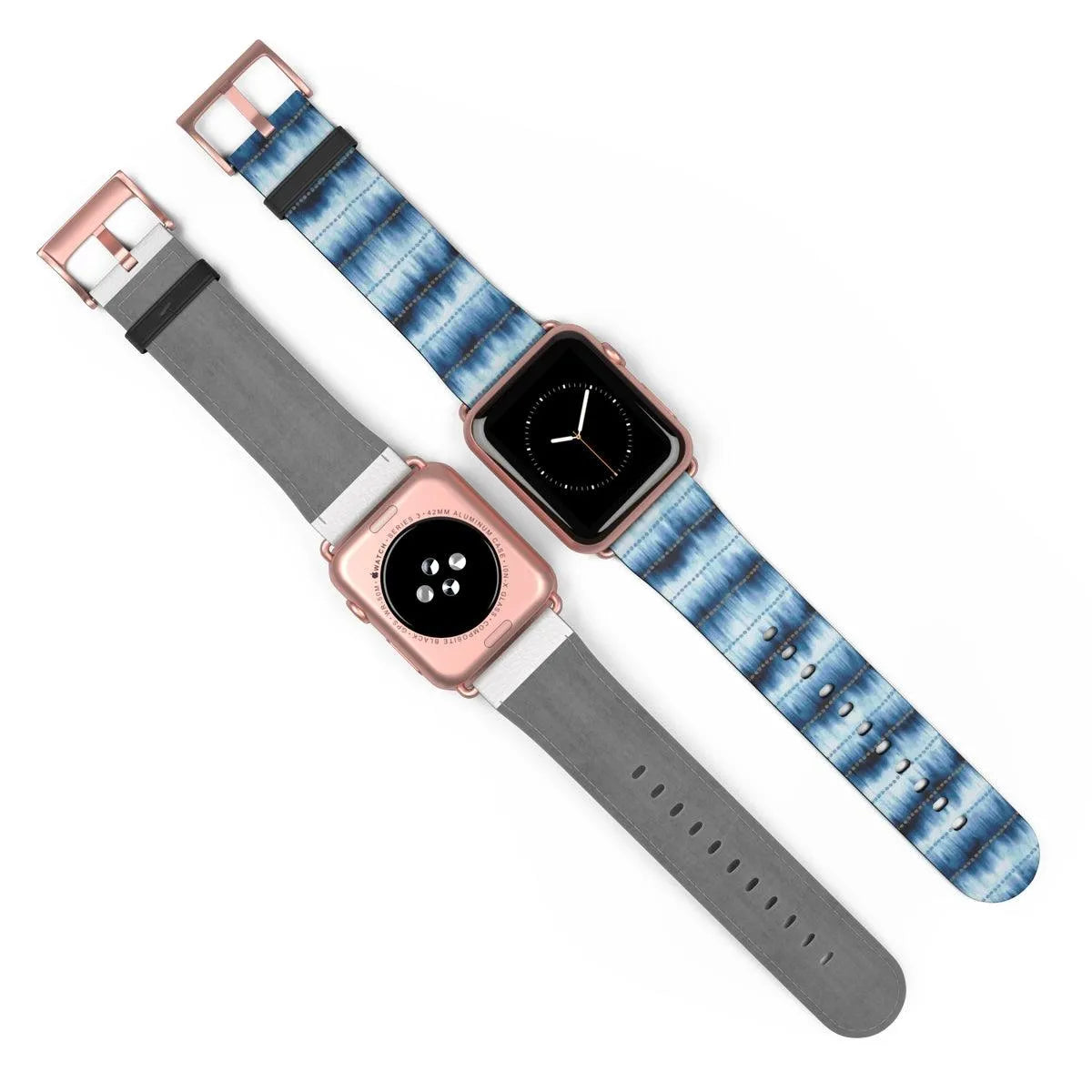 Japanese Shibori Print Watch Band - The Global Wanderer