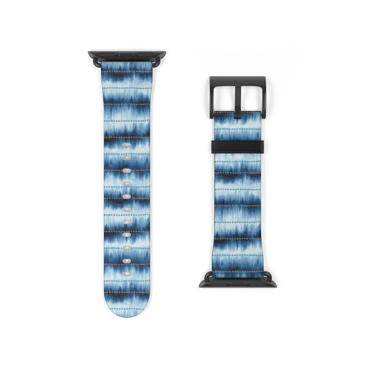 Japanese Shibori Print Watch Band - The Global Wanderer