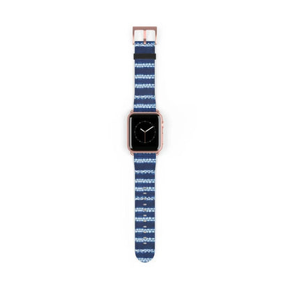 Japanese Shibori Print Watch Band - The Global Wanderer