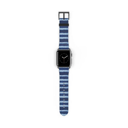 Japanese Shibori Print Watch Band - The Global Wanderer