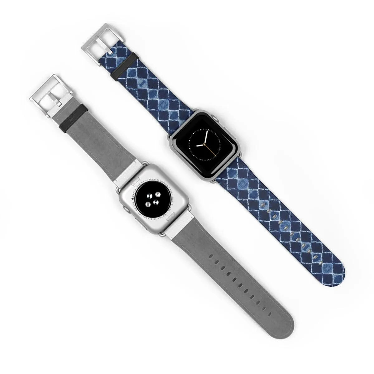 Japanese Shibori Print Watch Band - The Global Wanderer