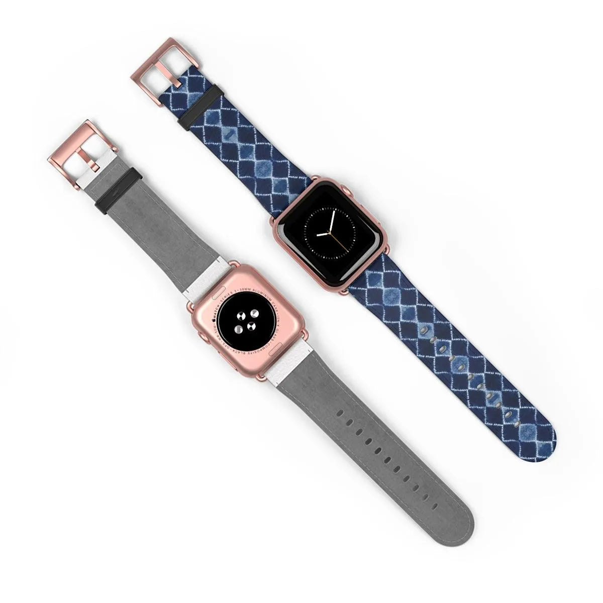 Japanese Shibori Print Watch Band - The Global Wanderer