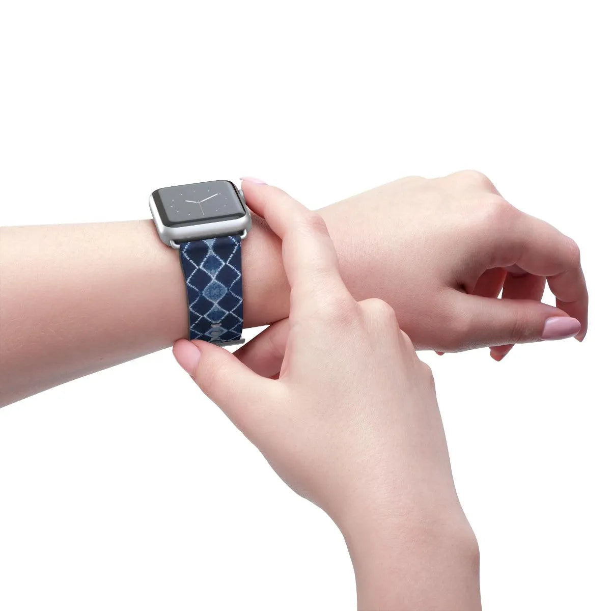 Japanese Shibori Print Watch Band - The Global Wanderer