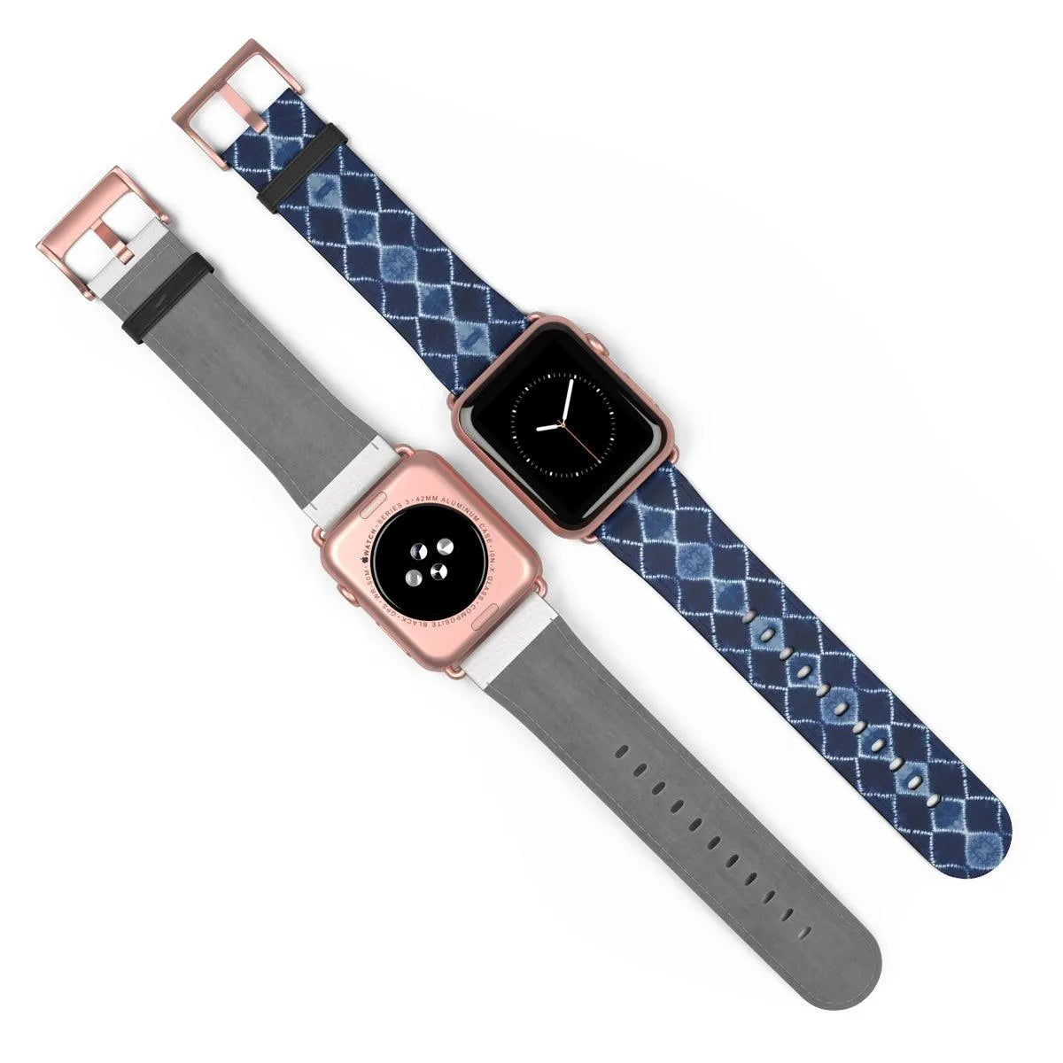 Japanese Shibori Print Watch Band - The Global Wanderer