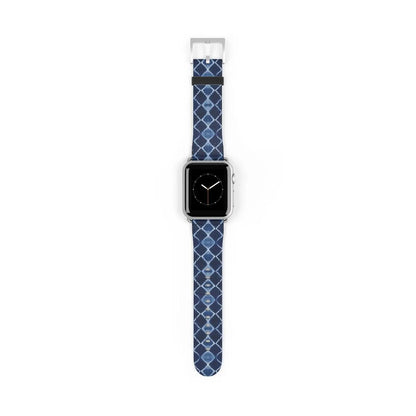 Japanese Shibori Print Watch Band - The Global Wanderer