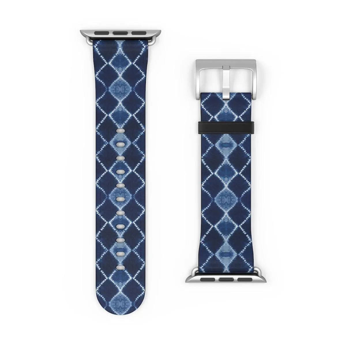 Japanese Shibori Print Watch Band - The Global Wanderer