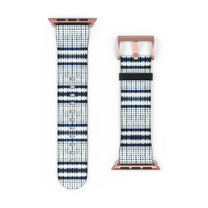 Japanese Shibori Print Watch Band - The Global Wanderer