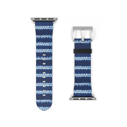 Japanese Shibori Print Watch Band - The Global Wanderer