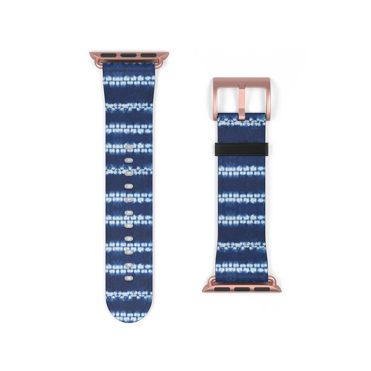 Japanese Shibori Print Watch Band - The Global Wanderer