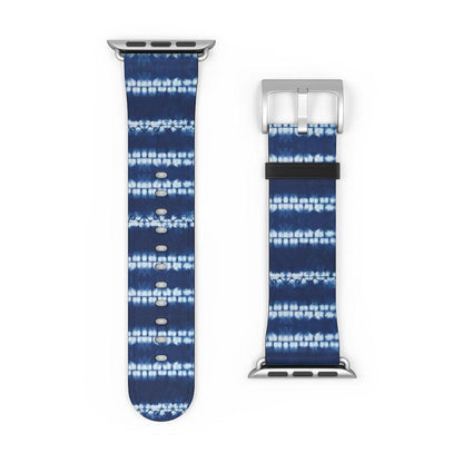 Japanese Shibori Print Watch Band - The Global Wanderer