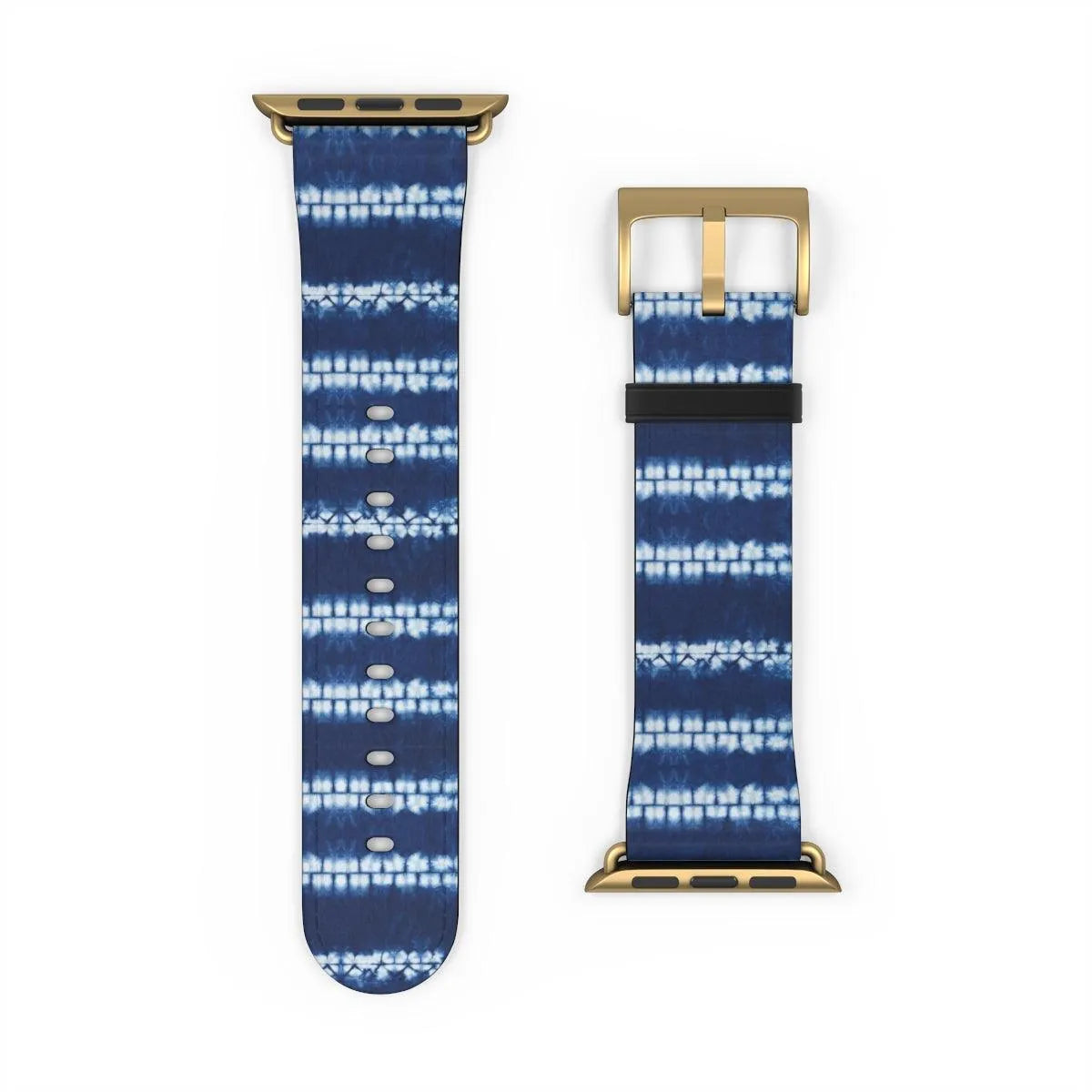 Japanese Shibori Print Watch Band - The Global Wanderer