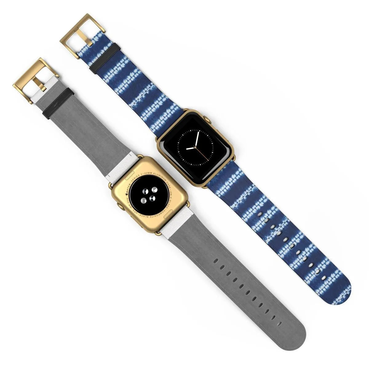 Japanese Shibori Print Watch Band - The Global Wanderer