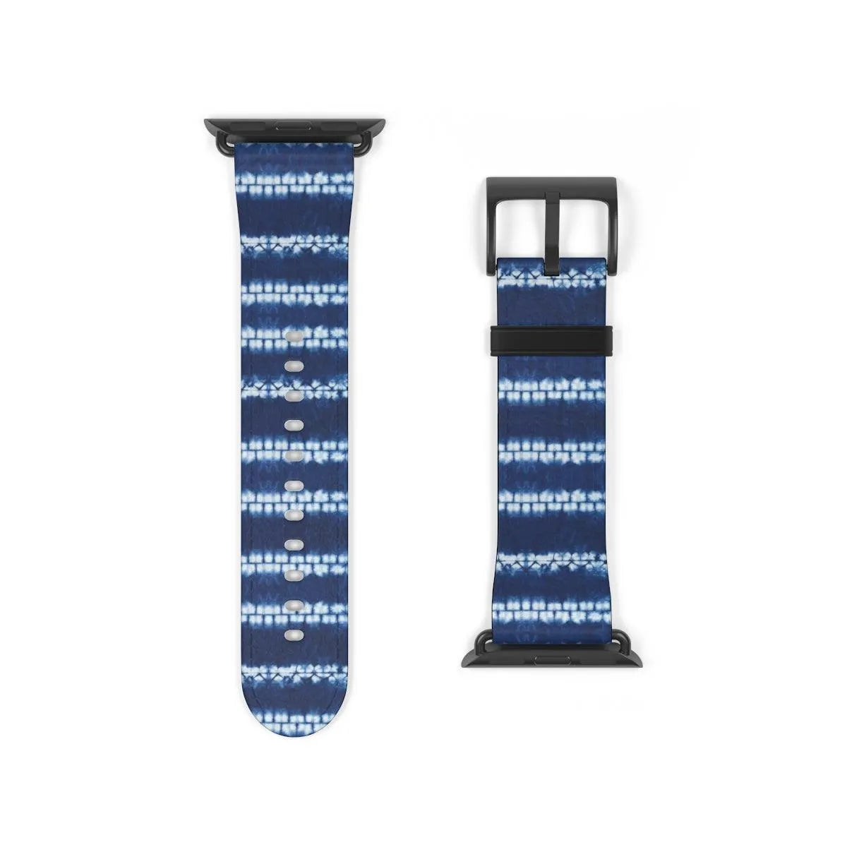 Japanese Shibori Print Watch Band - The Global Wanderer