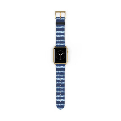 Japanese Shibori Print Watch Band - The Global Wanderer