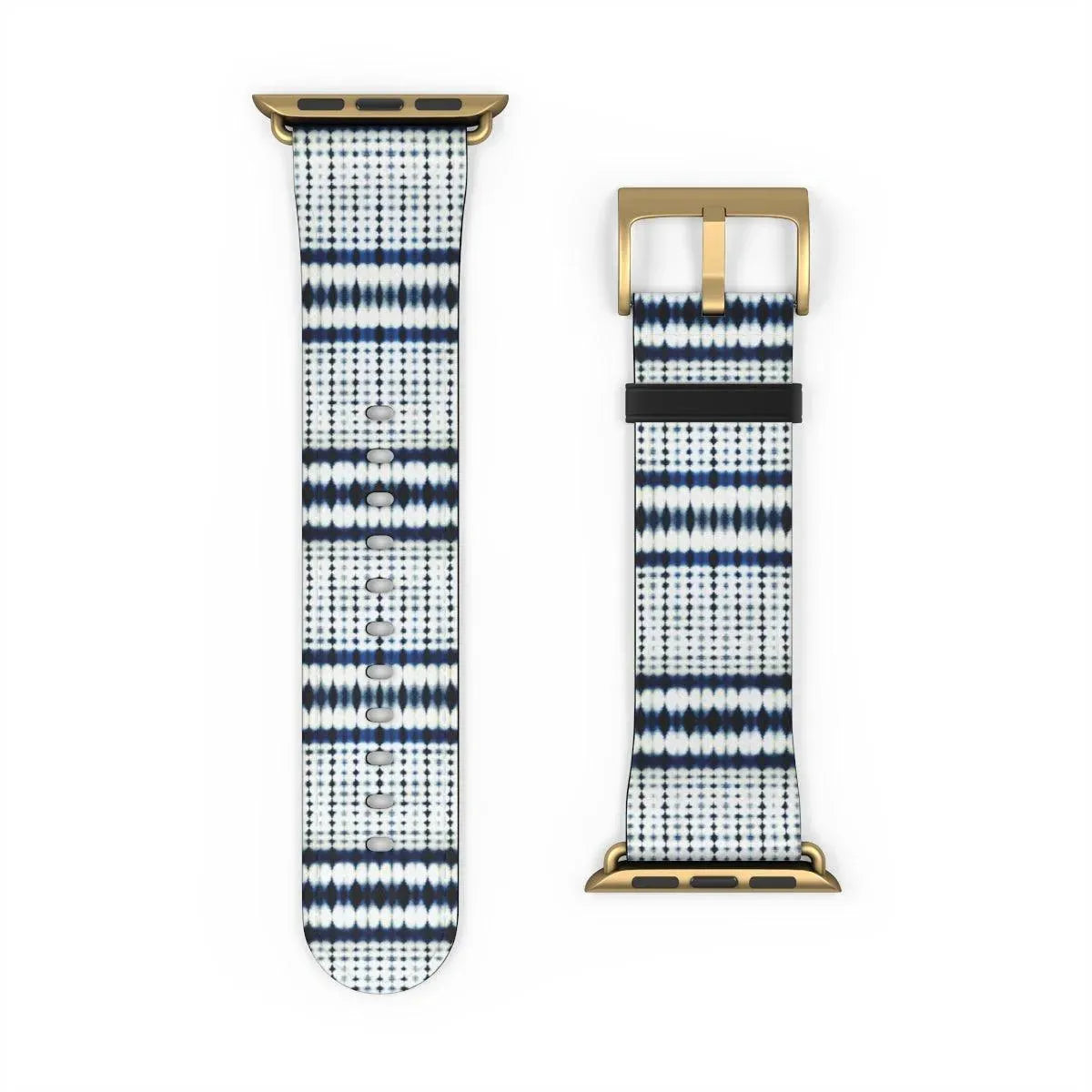 Japanese Shibori Print Watch Band - The Global Wanderer
