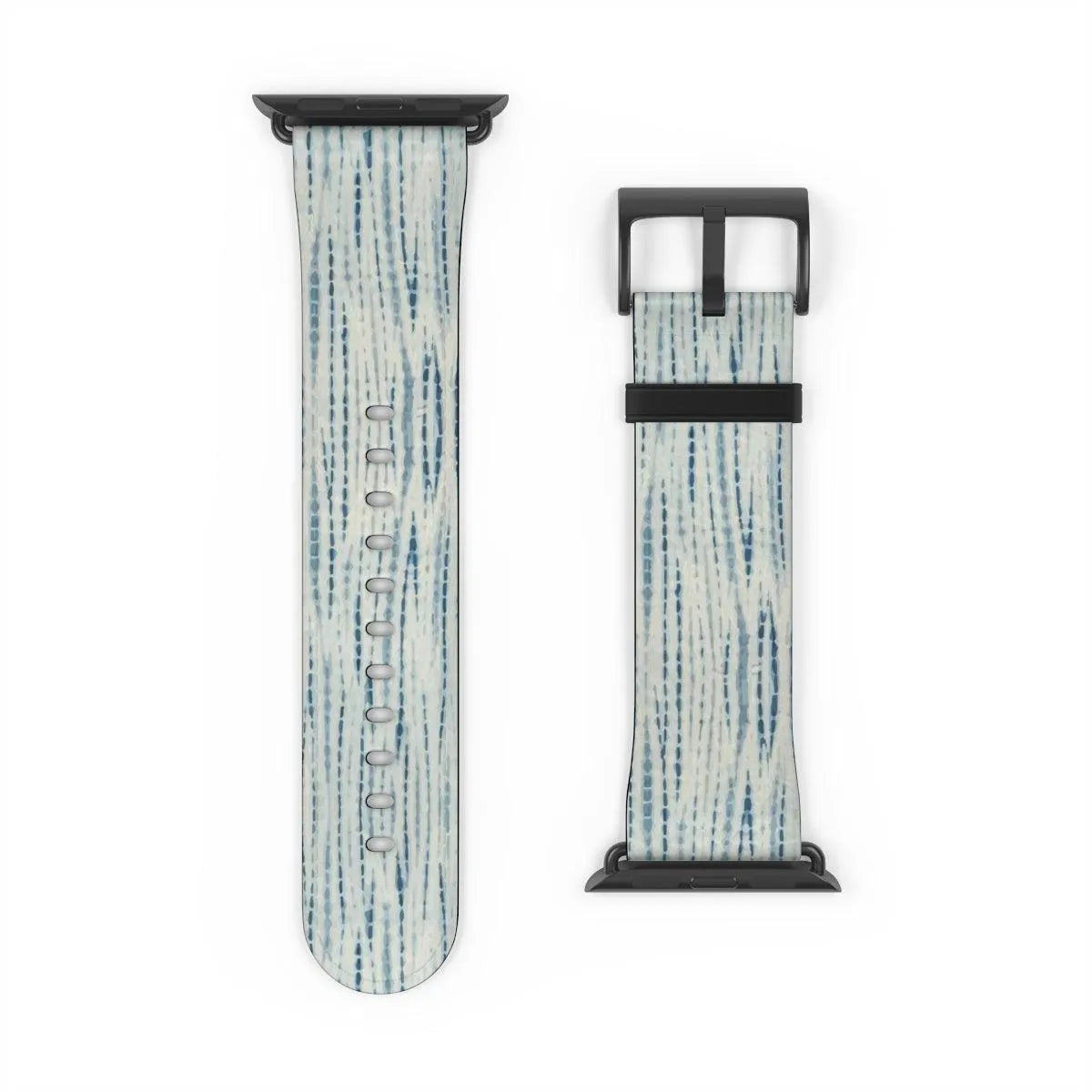 Japanese Shibori Print Watch Band - The Global Wanderer